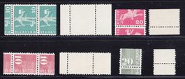 1964+70 Abarten 8 x getrennte Automatenmarken Postfrisch **