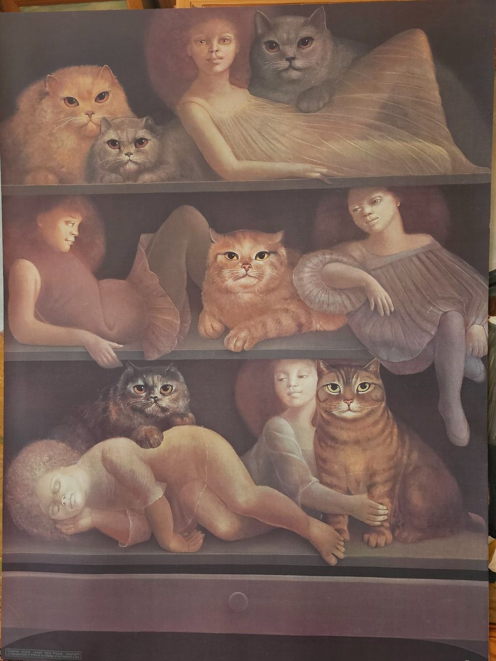 Grafica & Litografie: Leonor Fini - Dimanche après-midi – Nuovo (secondo la descrizione) da Les Valettes venduto da Nuba1