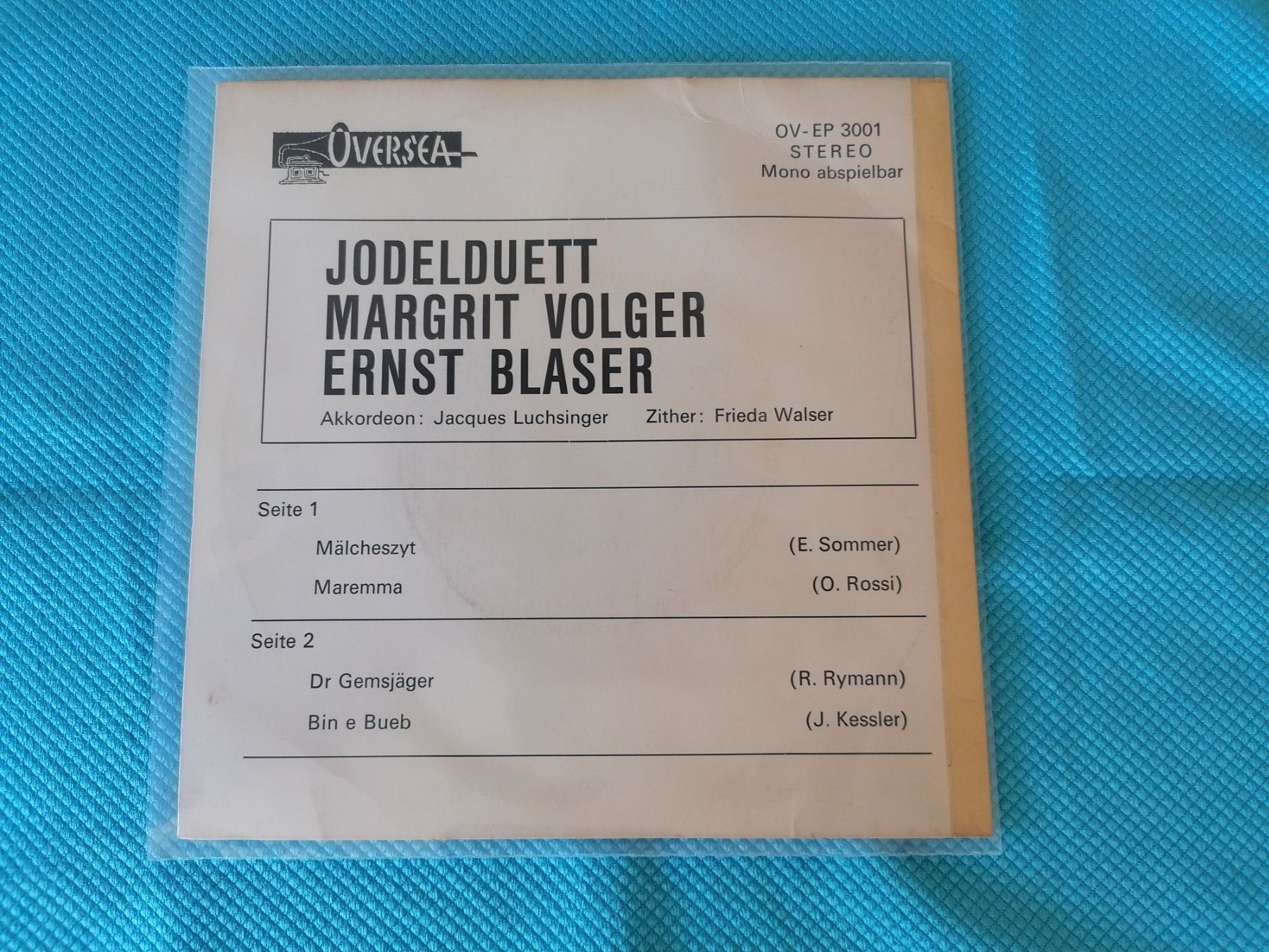 Vinyles: Jodelduett Margrit Volger - Ernst Blaser – D'occasion à Emmenbrücke par lamorak 1