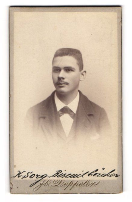 Fotografie & Manifesti: Fotografie Jb. Deppeler, Bern, Portrait  – Usato da Berlin venduto da bartko-reher