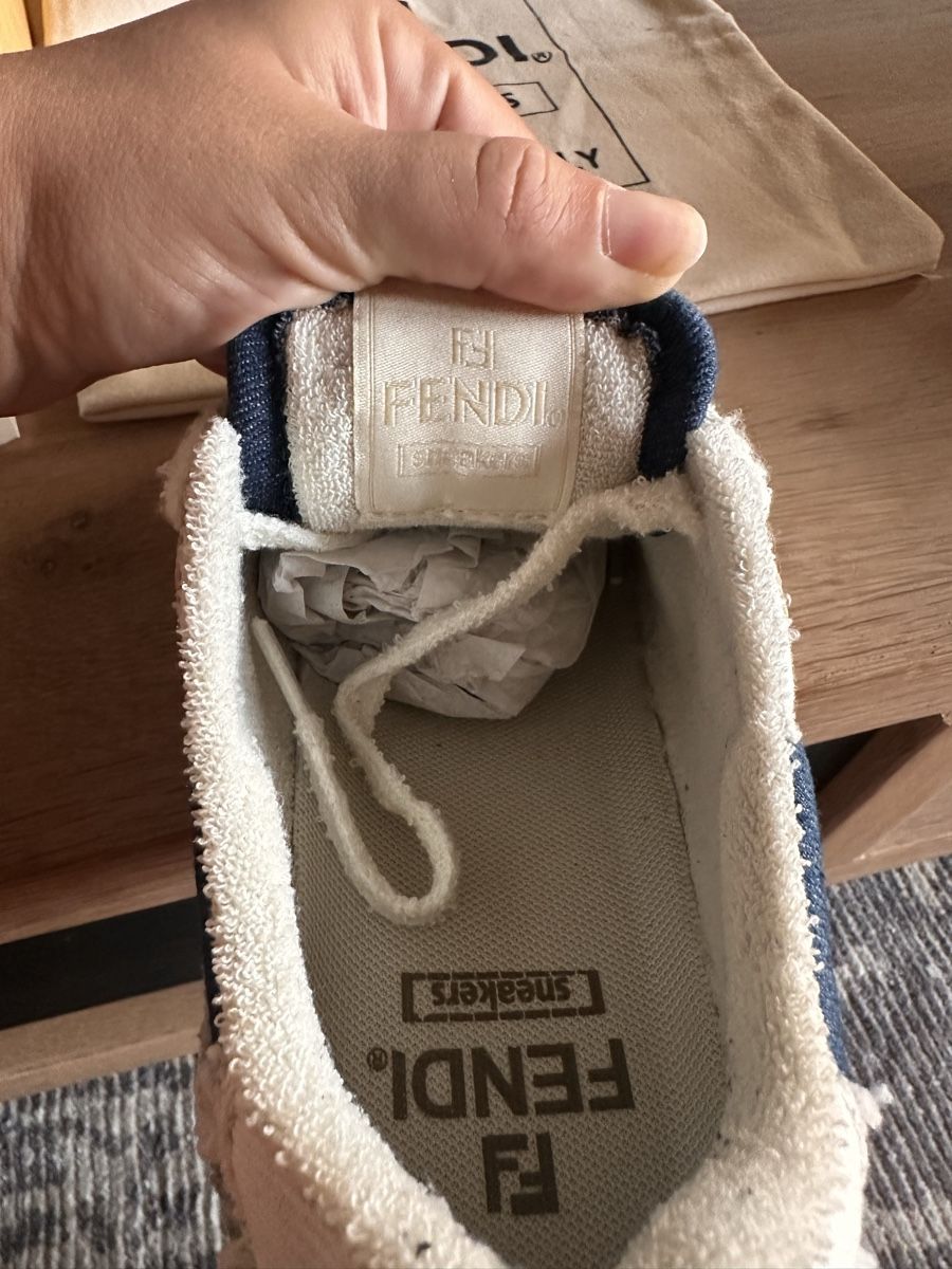 Fendi Chaussures femmes: Fendi Crosta Denim Sneaker Gr. 38 inkl. Box – Neuf avec emballage d'origine à Winterthur par whatdreamz 8