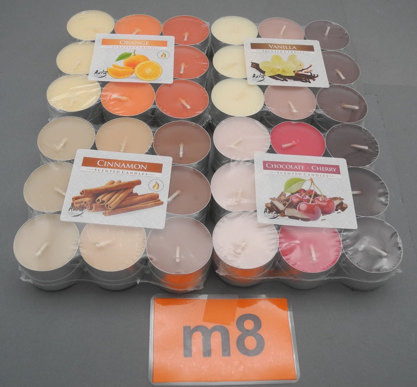 Candele: 4 Pack Duft Teelichter, Nr. m8 – Nuovo e nell'imballaggio originale da Kottwil venduto da Crazyrolf