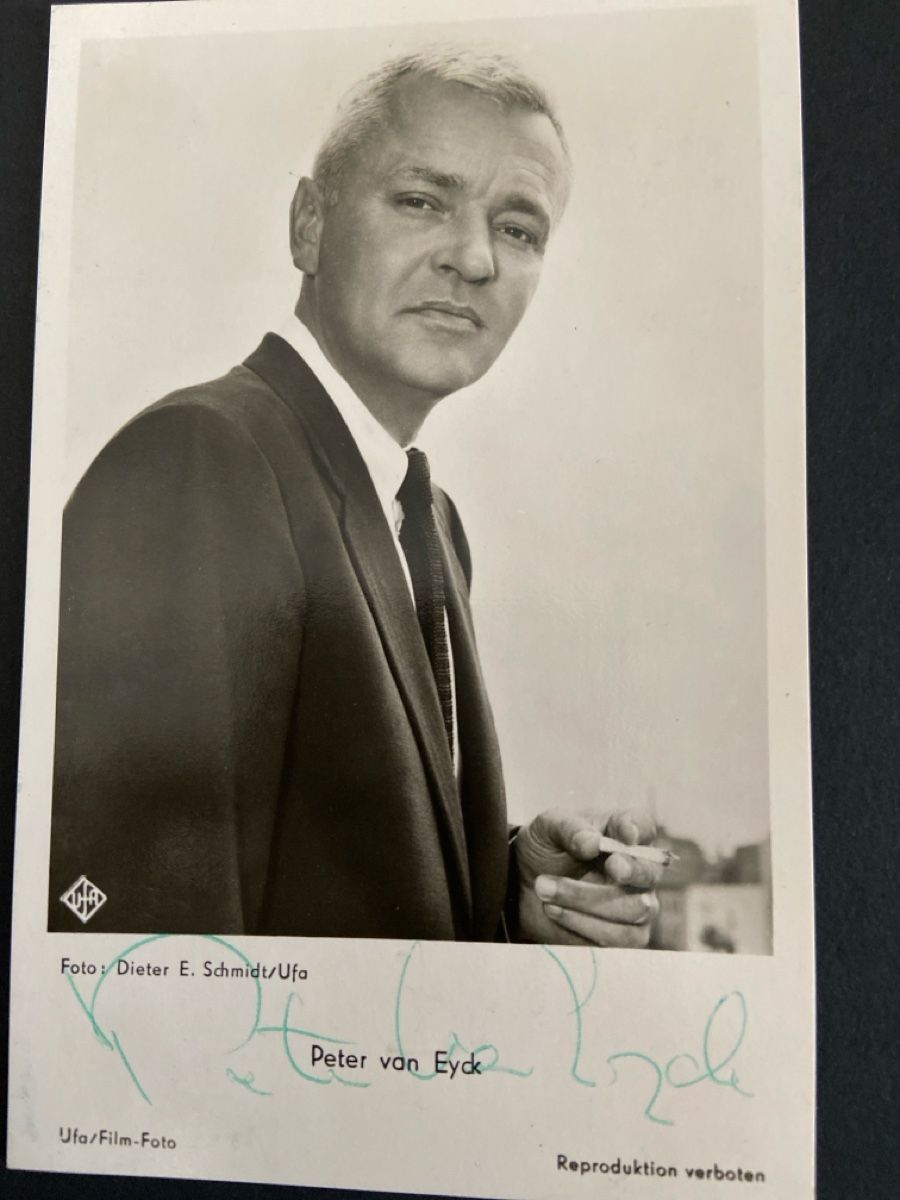 Autogramme: Autogrammkarte Peter van Eyck – Gebraucht aus Henggart von cdl_zh5b