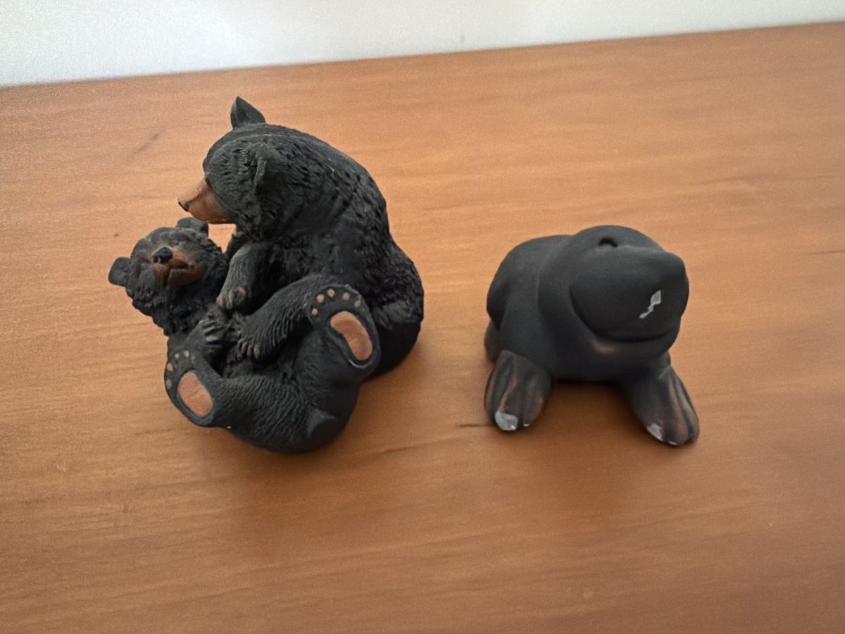 Figurines: Deko Bären und Maulwurf ca 7cm – D'occasion à Zollikofen par Maria_verena