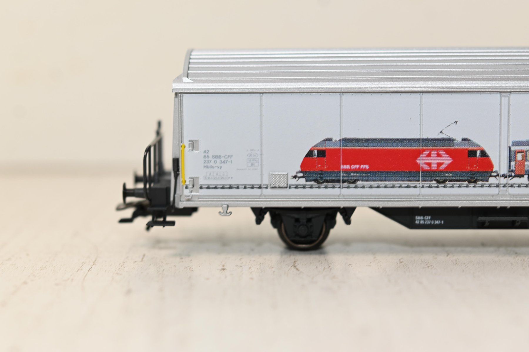 Märklin Modellini di ferrovie: Märklin Güterwagen SBB Hupac HO/AC mit OVP – Usato da Laupen ZH venduto da Zmoewe 1