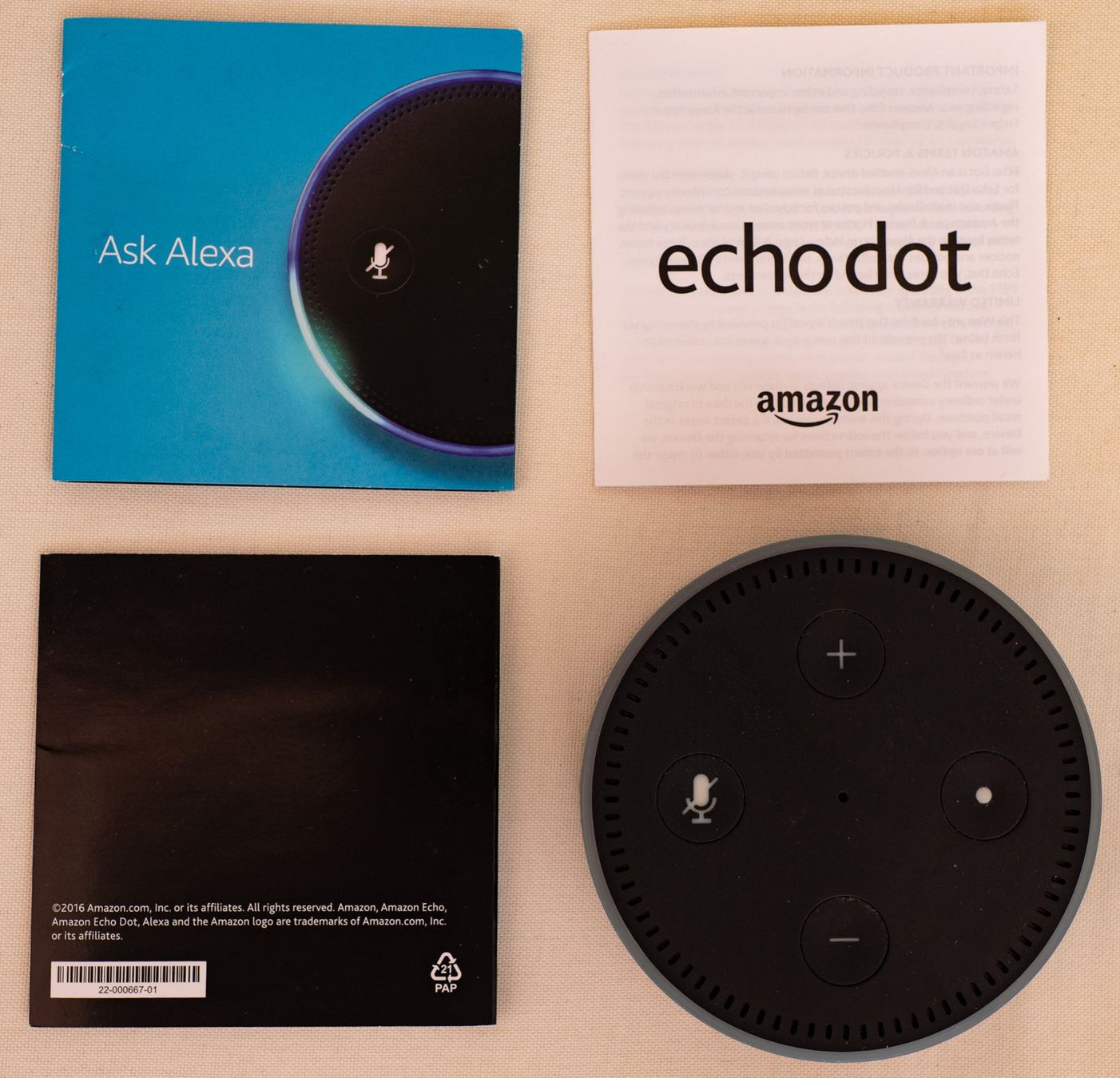 Amazon Lautsprecher: Ricardo listing - Amazon Echo Dot 2nd Generation – Gebraucht aus Geneve von mar_h5wp