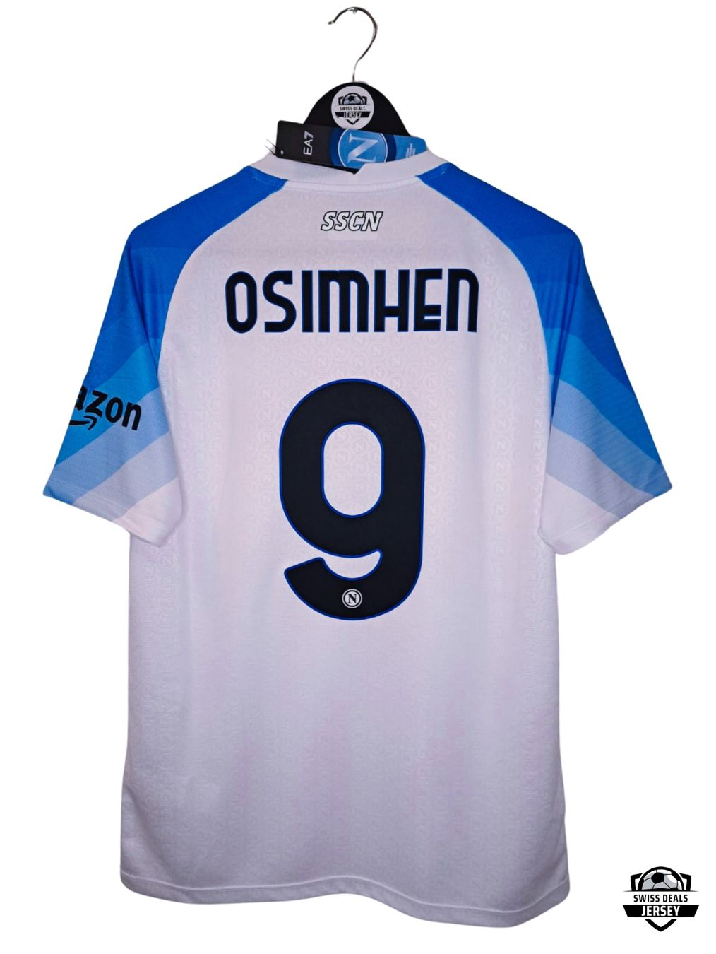 Canottiere & Pantaloni: OSIMHEN #9 Original Player Version Napoli 2022 BNWT Trikot – Nuovo e nell'imballaggio originale da St-Léonard venduto da SwissDealsJersey