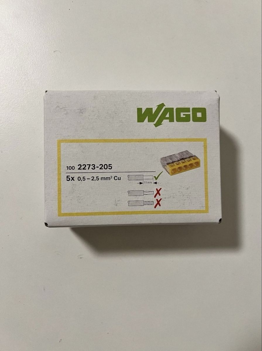 Wago Componenti elettronici: Wago Steckklemme 5L – Nuovo e nell'imballaggio originale da Luzern venduto da Elektrogut