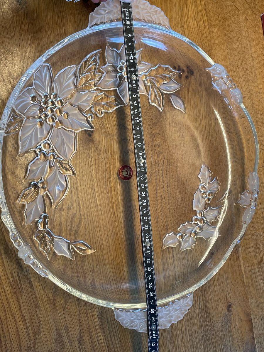 Walther Glas Piatti di portata: Walther-Glas Platzteller Platte Schale neuwertig – Nuovo (secondo la descrizione) da Niederbüren venduto da poschti 5