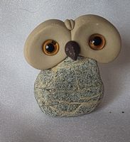 Eule Figur Naturstein Handgemacht wunder schön sie Foto