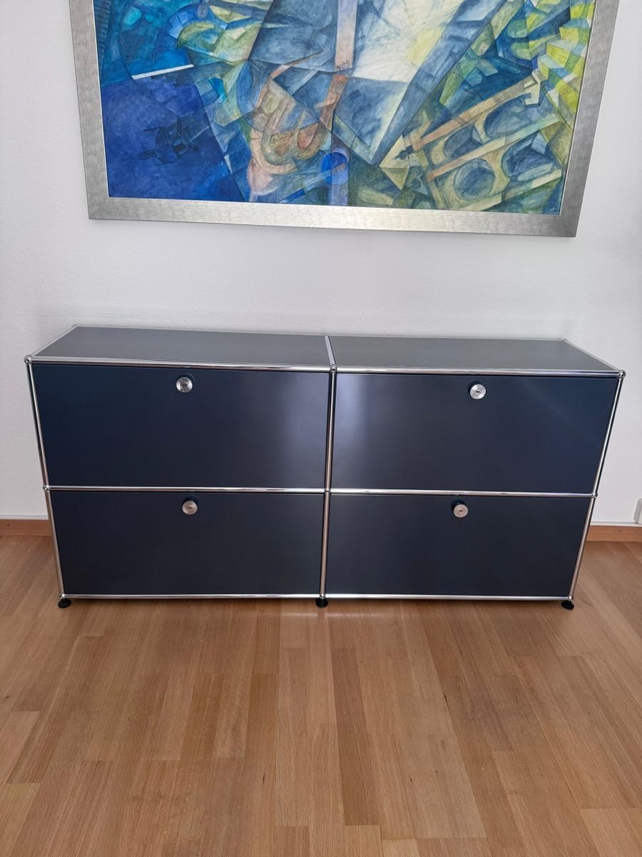 Regale: USM Haller Möbel Regal Sideboard Anthrazit – Gebraucht aus Thalwil von BOLEGO