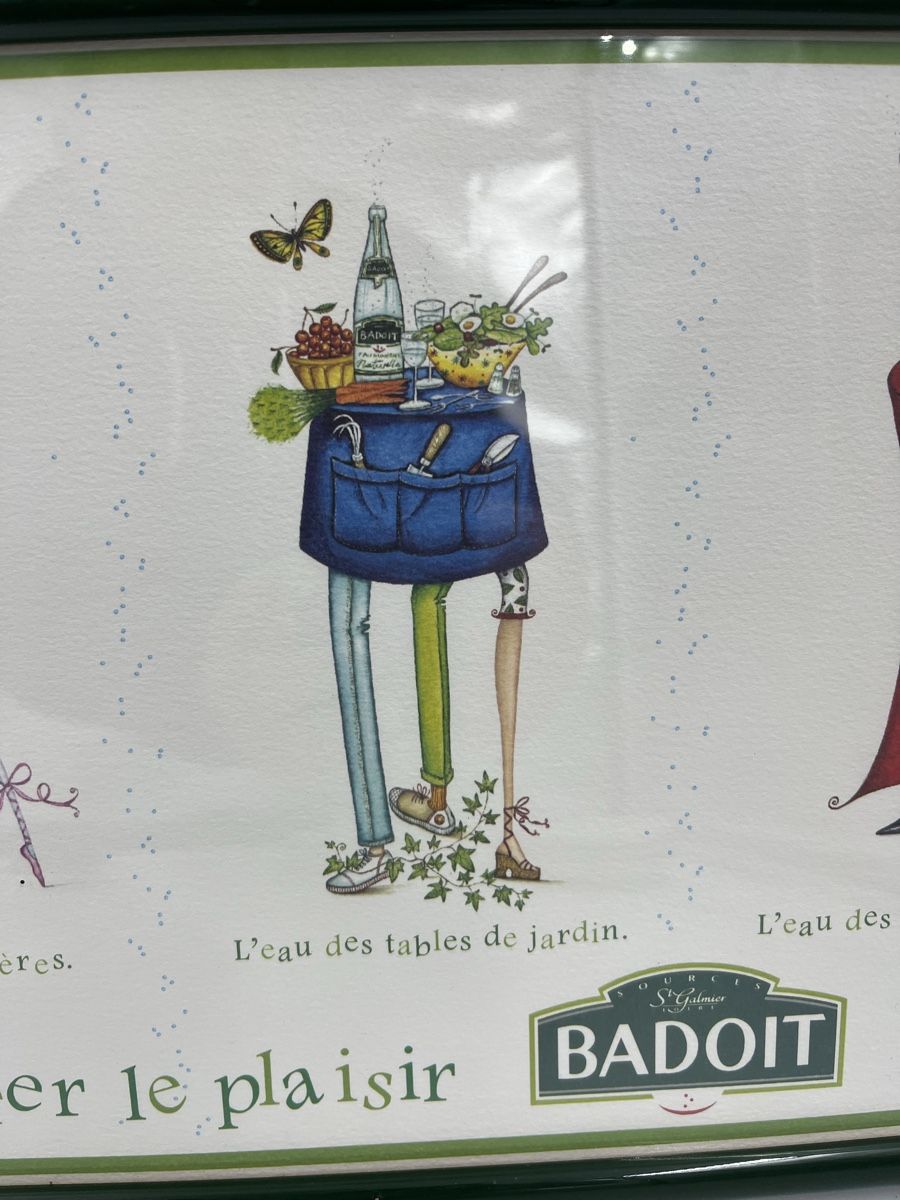 Foto & Immagini: Tableau Badoit Publicitaire Vintage - Idée Cadeau! – Nuovo (secondo la descrizione) da Genève venduto da Eric1823 4