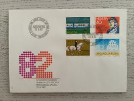 1982 FDC Werbemarken
