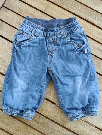weiche Jeans, leicht gefüttert, Gr. 62