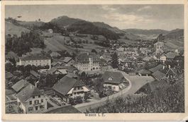 Karte Wasen im Emmental 1923