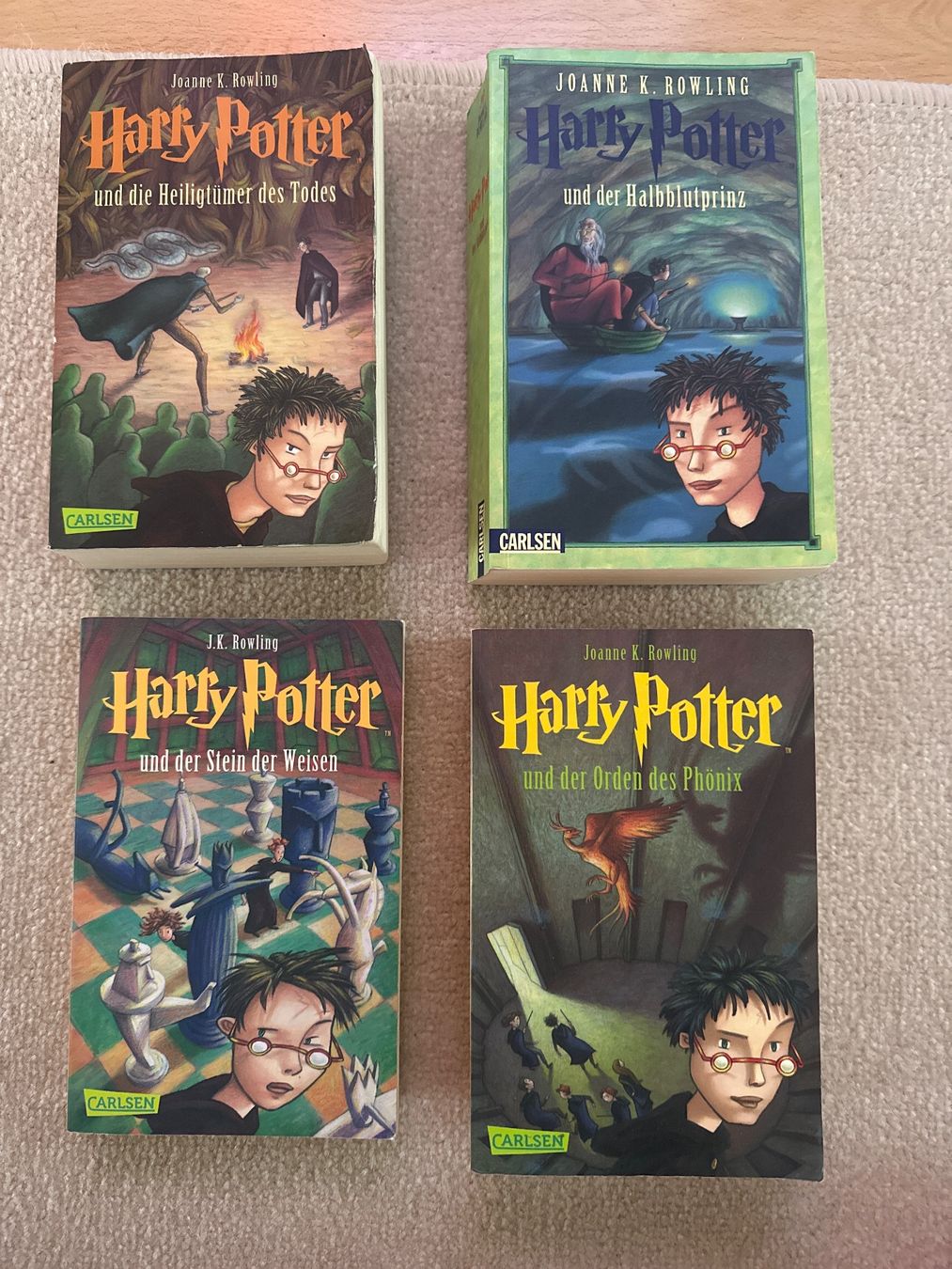 Livres: 4 x Buch HARRY POTTER – D'occasion à Schwarzenburg par mezulienka