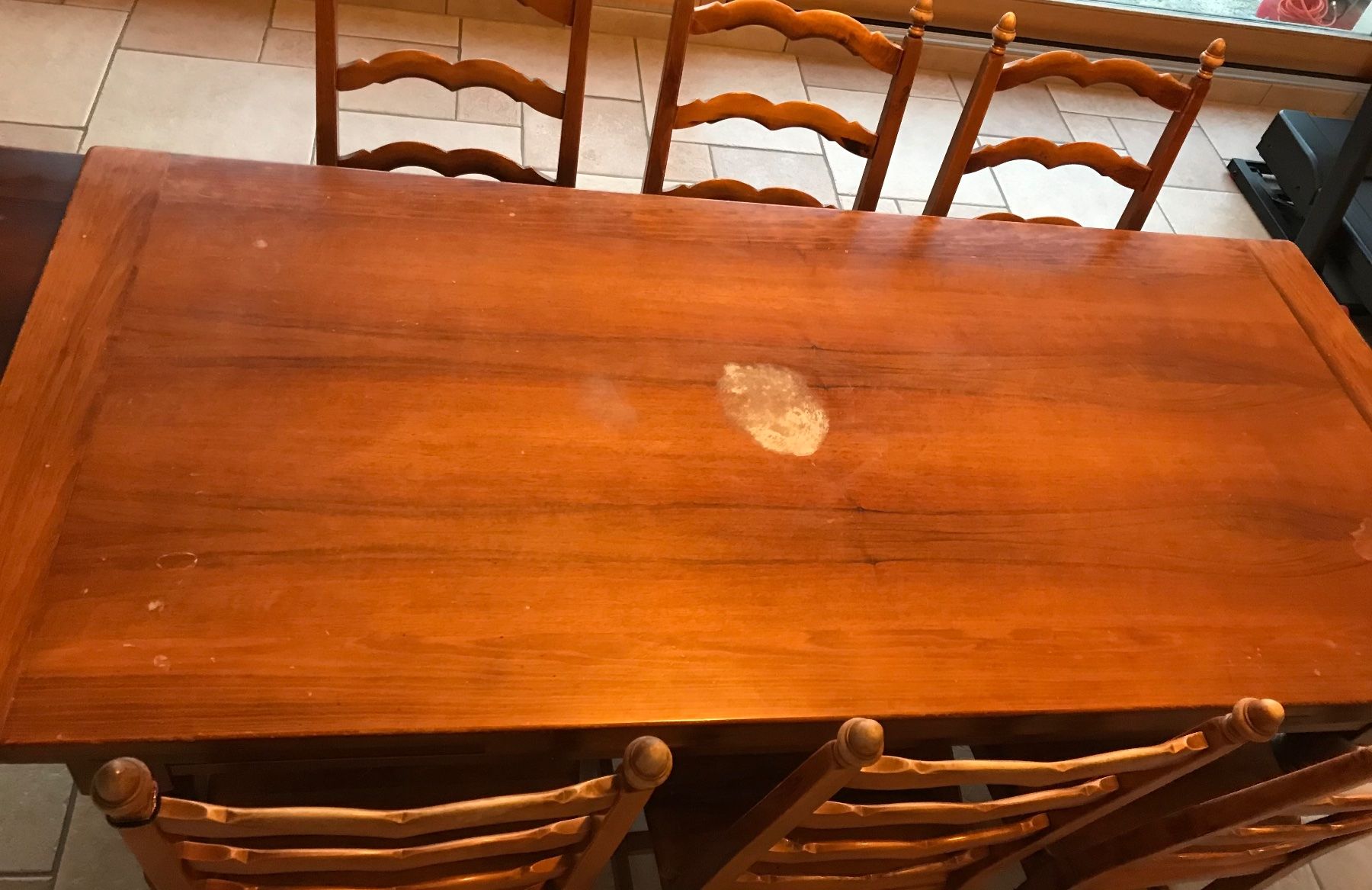 Tavoli: Table en bois massif avec 6 chaises – Usato da Grimisuat venduto da JBCOCCI 8