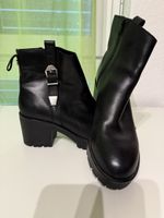 Buffalo Stiefel, Schwarz, Echtleder, Top Zustand, Gr. 40