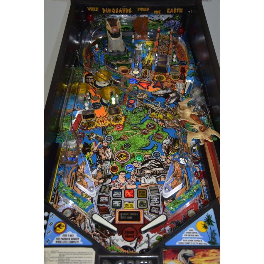 Flipper: Jurassic Park Data East Flipperkasten – Usato da Salmsach venduto da bigbellybank 1