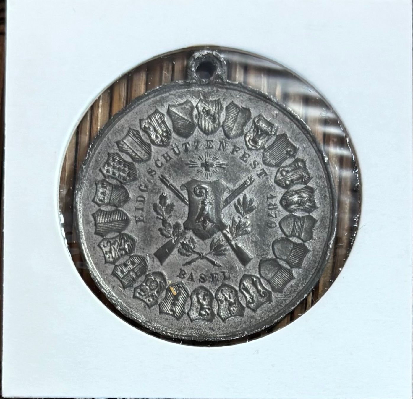 Medaillen: Schweiz Basel 1879 Eidgenössisches Schützenfest – Gebraucht aus Speicher von CH-Schatzkammer 3