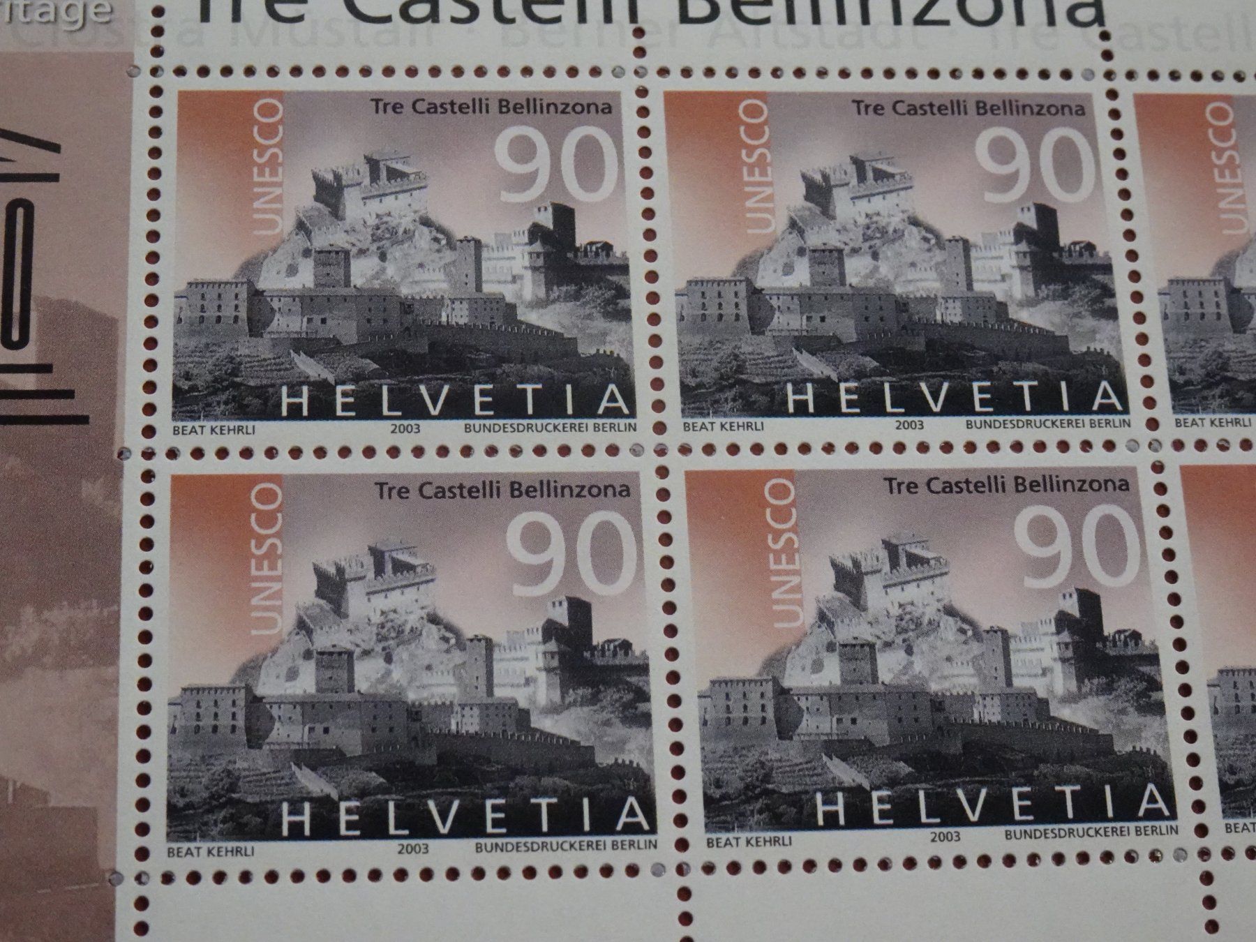 Tutti i francobolli: 2005, KLEINBOGEN, POSTFRISCH, UNESCO, TRE CASTELLI – Nuovo (secondo la descrizione) da Eschenbach SG venduto da eDaisy 1