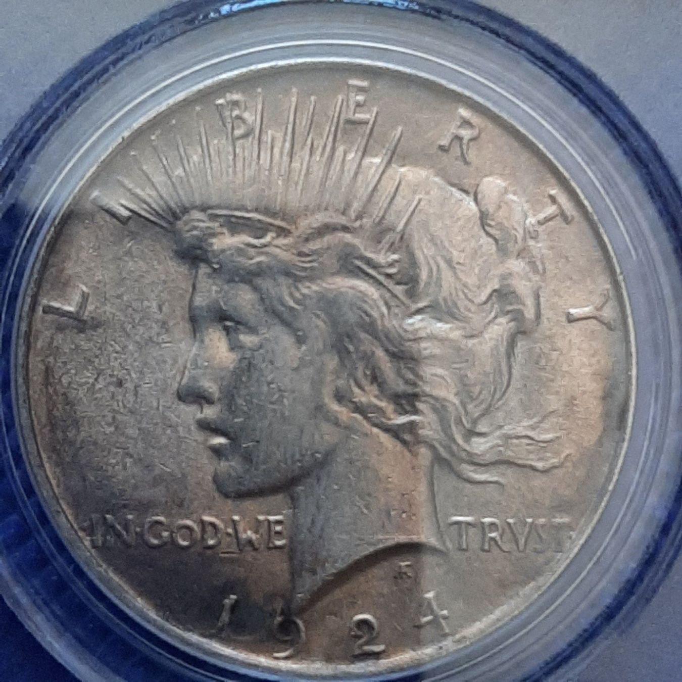 Tutti le monete: USA Peace Dollar 1924 PCGS AU55 – Usato da Carouge GE venduto da cecob0909 1