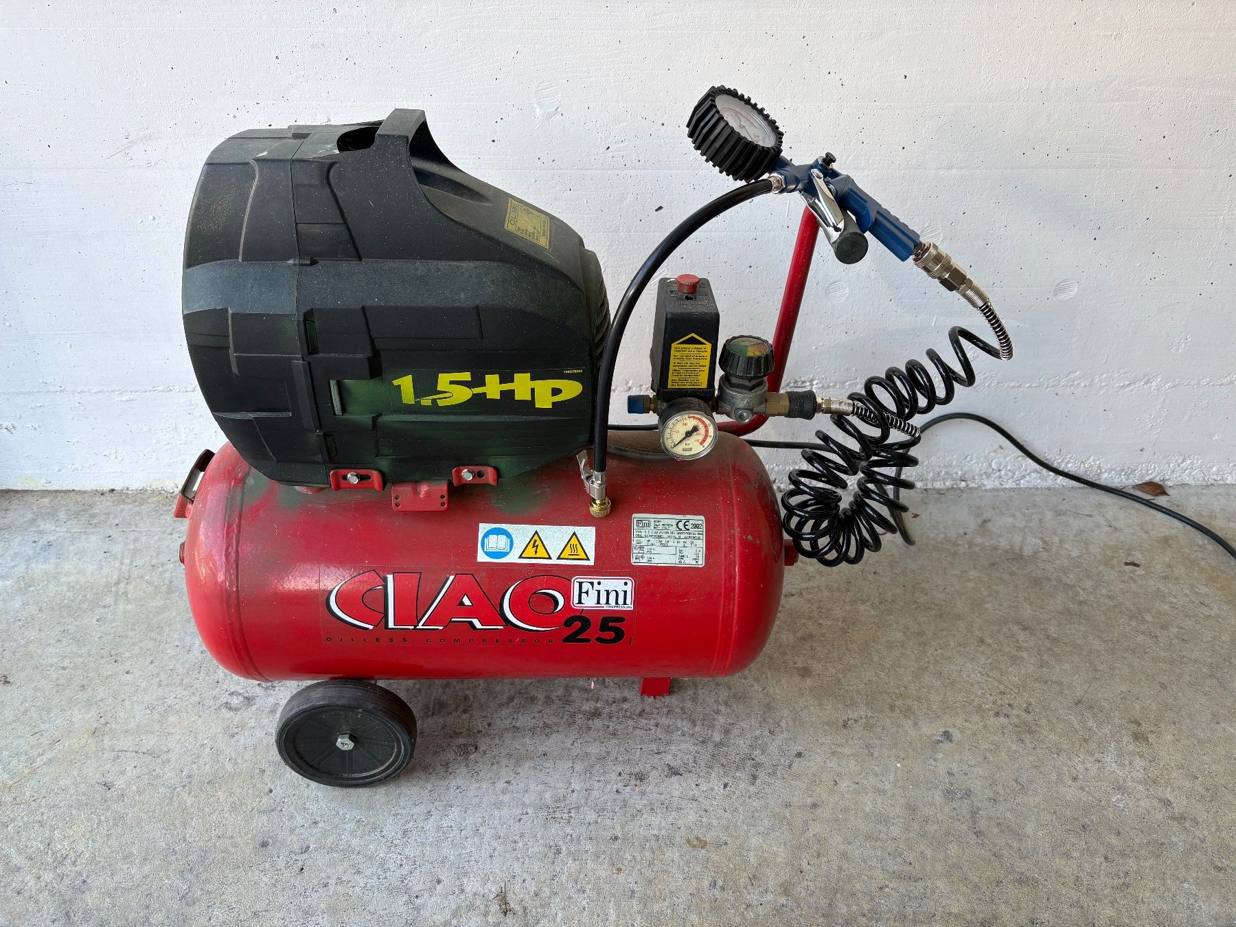 Compressori: Luftkompressor Ciao 1,5 HP – Usato da Andhausen venduto da Resch89