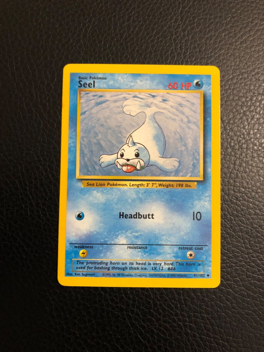 Pokémon Sammelbilder & Trading cards: Base Set Seel 41/102 Ab 1 – Gebraucht aus Paradiso von Pkmn10