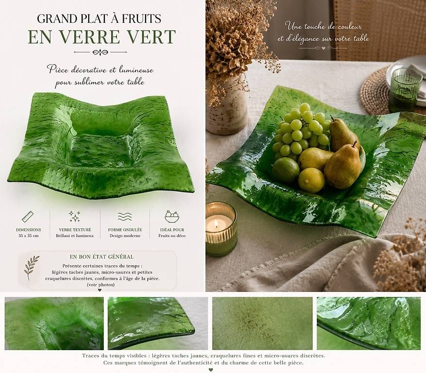 Piatti di portata: Grand plat à fruits – Usato da Collombey venduto da qua_lb8f