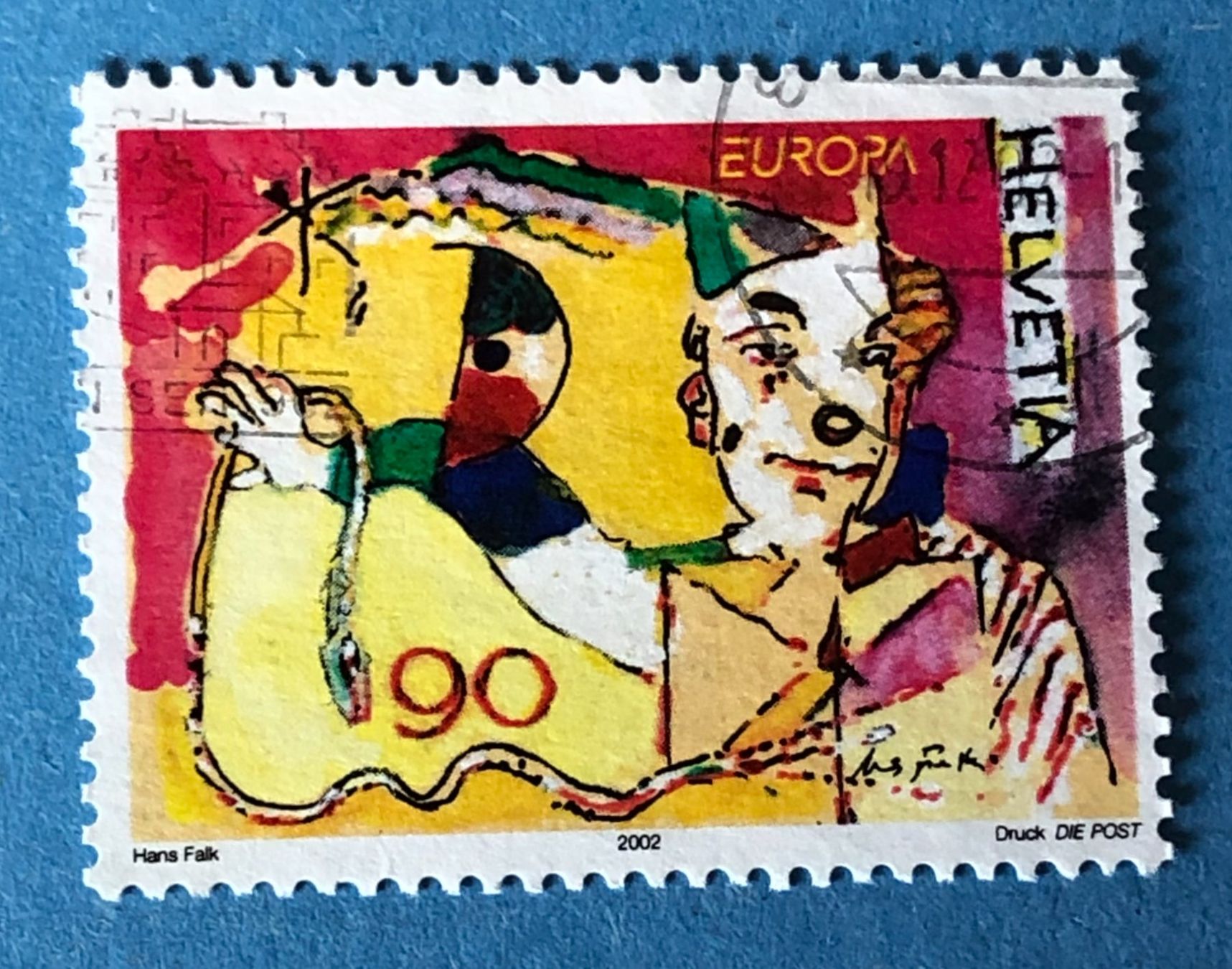 Tous les timbres: Nr. 1052 Clown mit Requisiten GESTEMPELT 2002    – D'occasion à Aarau par Billa007