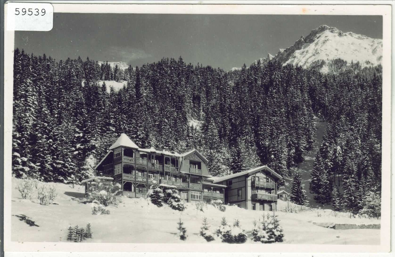 Cartoline postali: Pension Waldhof - Saas im Winter – Usato da Ettingen venduto da Kartenplanet