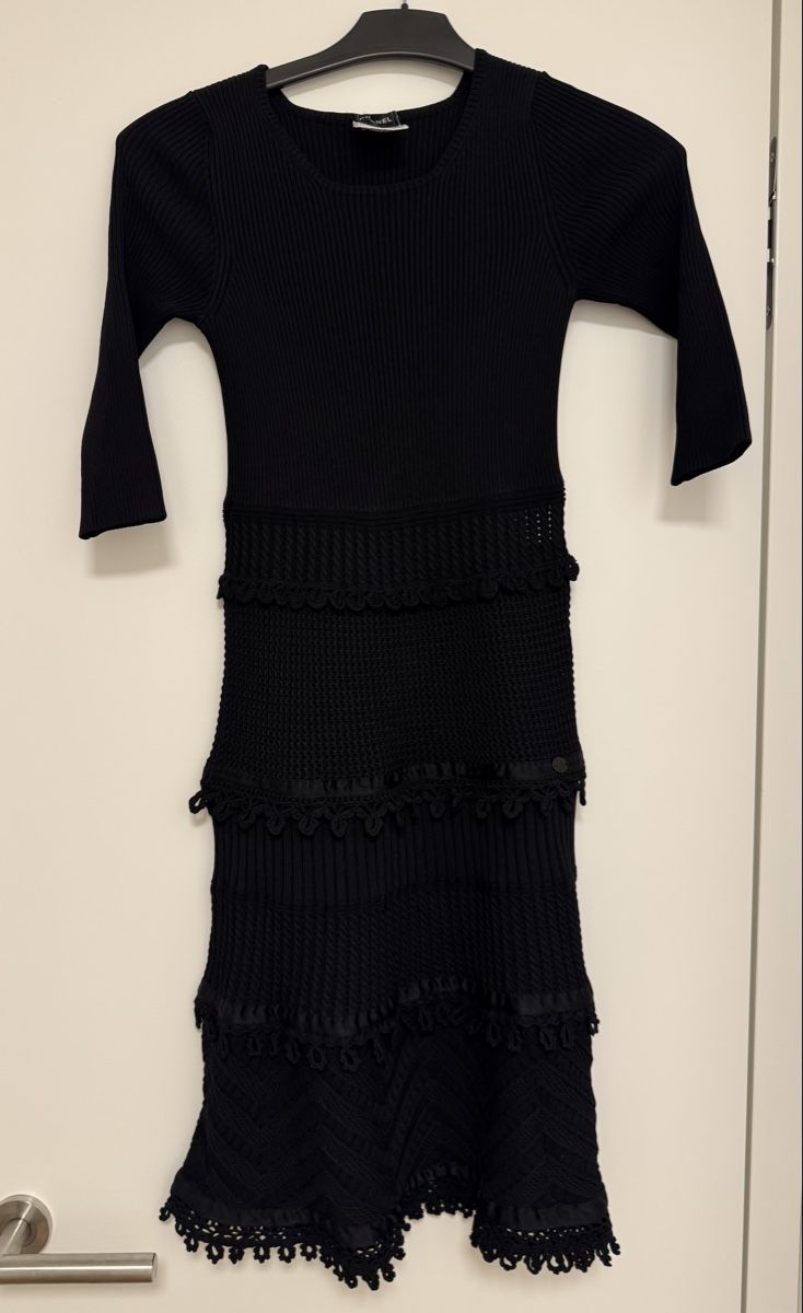 Chanel Vestiti: Chanel Kleid, Gr. FR 34, schwarz – Usato da Zollikon venduto da stl_8677