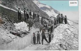 Schneebruch Ende Mai - Litho