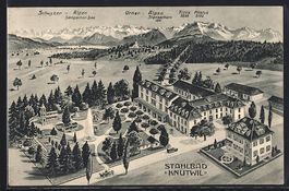 Knutwil, Kurhaus von oben mit Urner-Alpe
