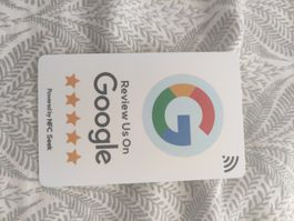 Google review card NFC 