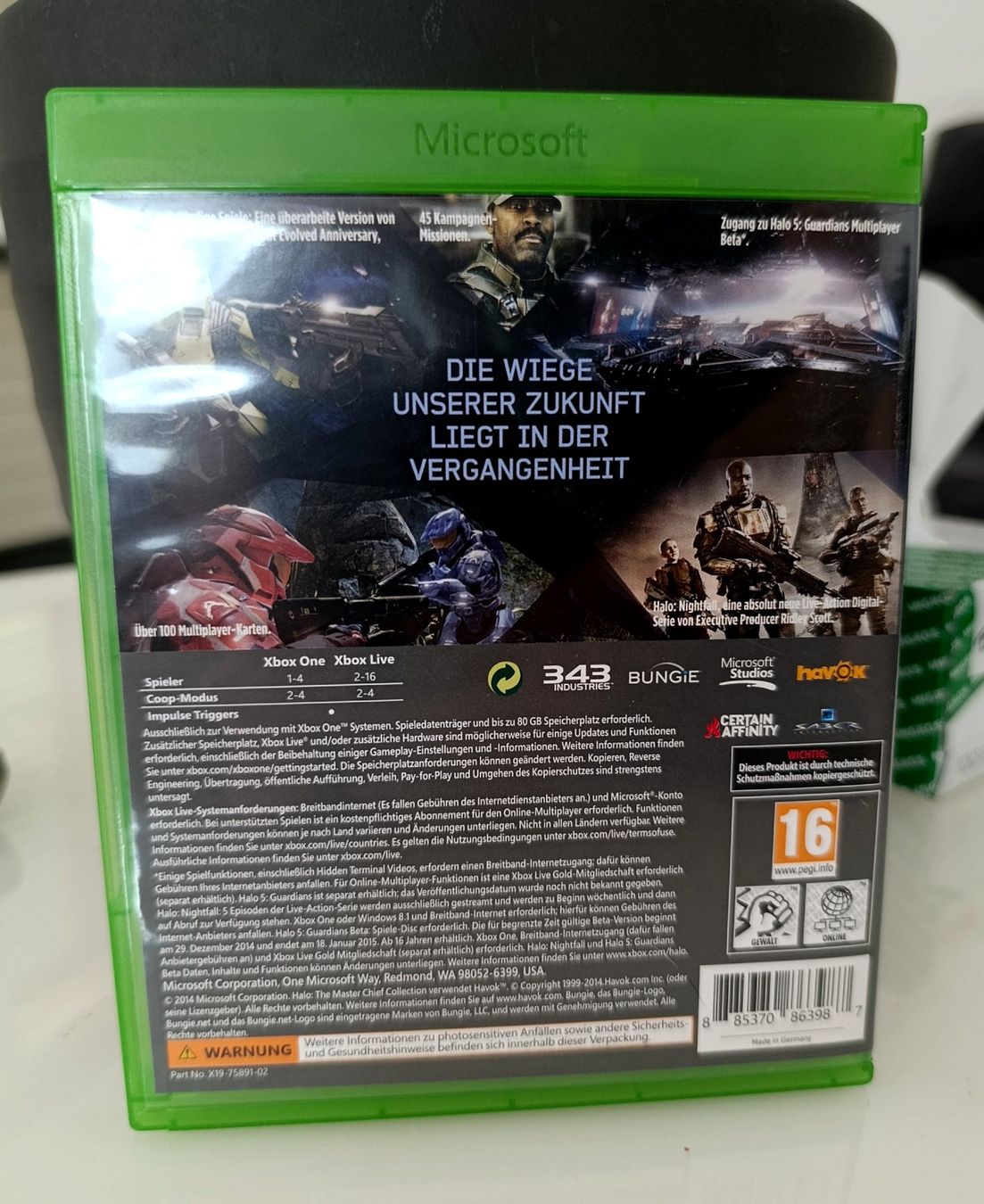 Microsoft Jeux: Halo The Master Chief Collection Xbox One – D'occasion à Wil SG par Donaldus 1