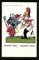 Walter Trier: Geteilte Keile-doppelte Ke