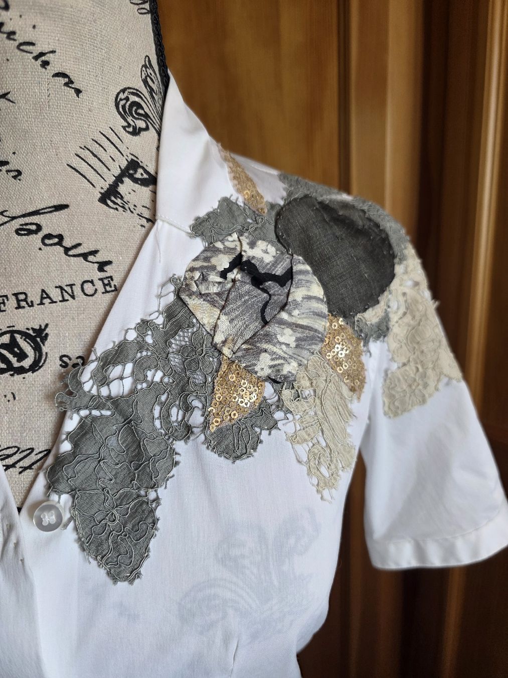 Camicette: Camicia maniche corte design – Nuovo (secondo la descrizione) da calpiogna venduto da dadalter 8