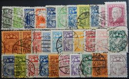 Lettland Lot mit alten Werten XII