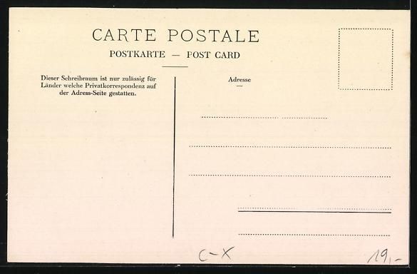 Cartoline postali: AK Interlaken, Ansicht vom Hotel Bavaria – Usato da Berlin venduto da bartko-reher 1