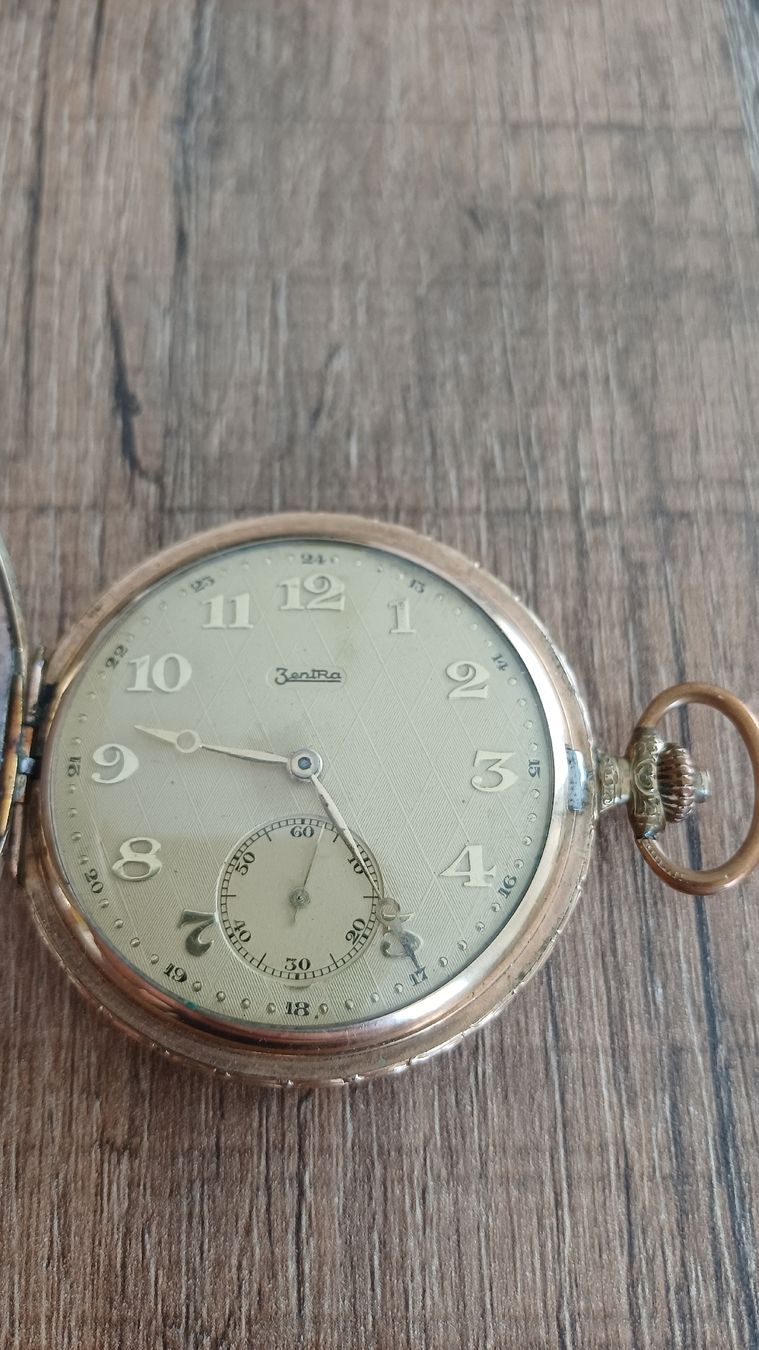 Orologi: Gousset ZENTRA plaqué or 20 microns – Usato da PORRENTRUY venduto da Davide6876