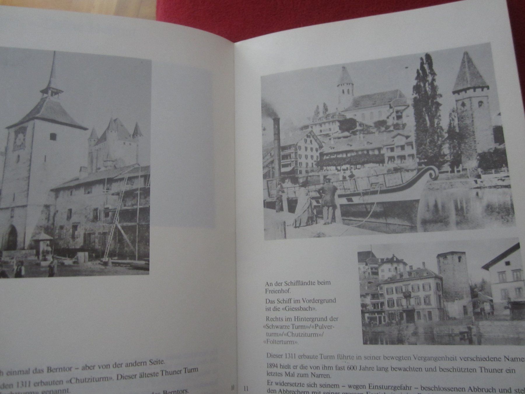 Bücher: Altes Buch "Thun" - Fotografische Dokumente einer Stadt.1973 – Gebraucht aus Volketswil von nemo2000 2