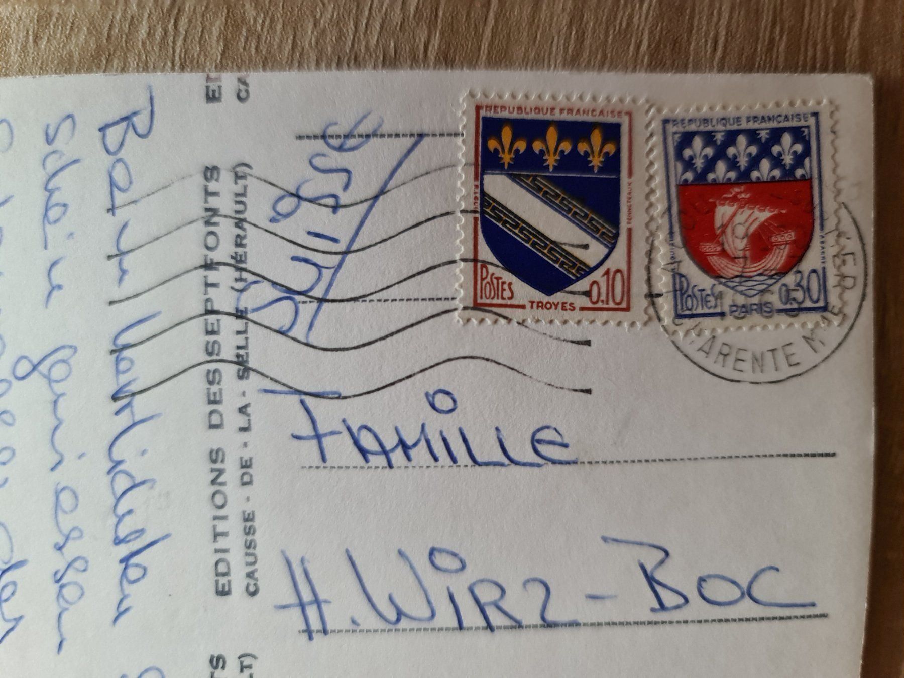Cartoline postali: Ansichtskarte Ile de Re 1965 – Usato da Dintikon venduto da Vexi 1