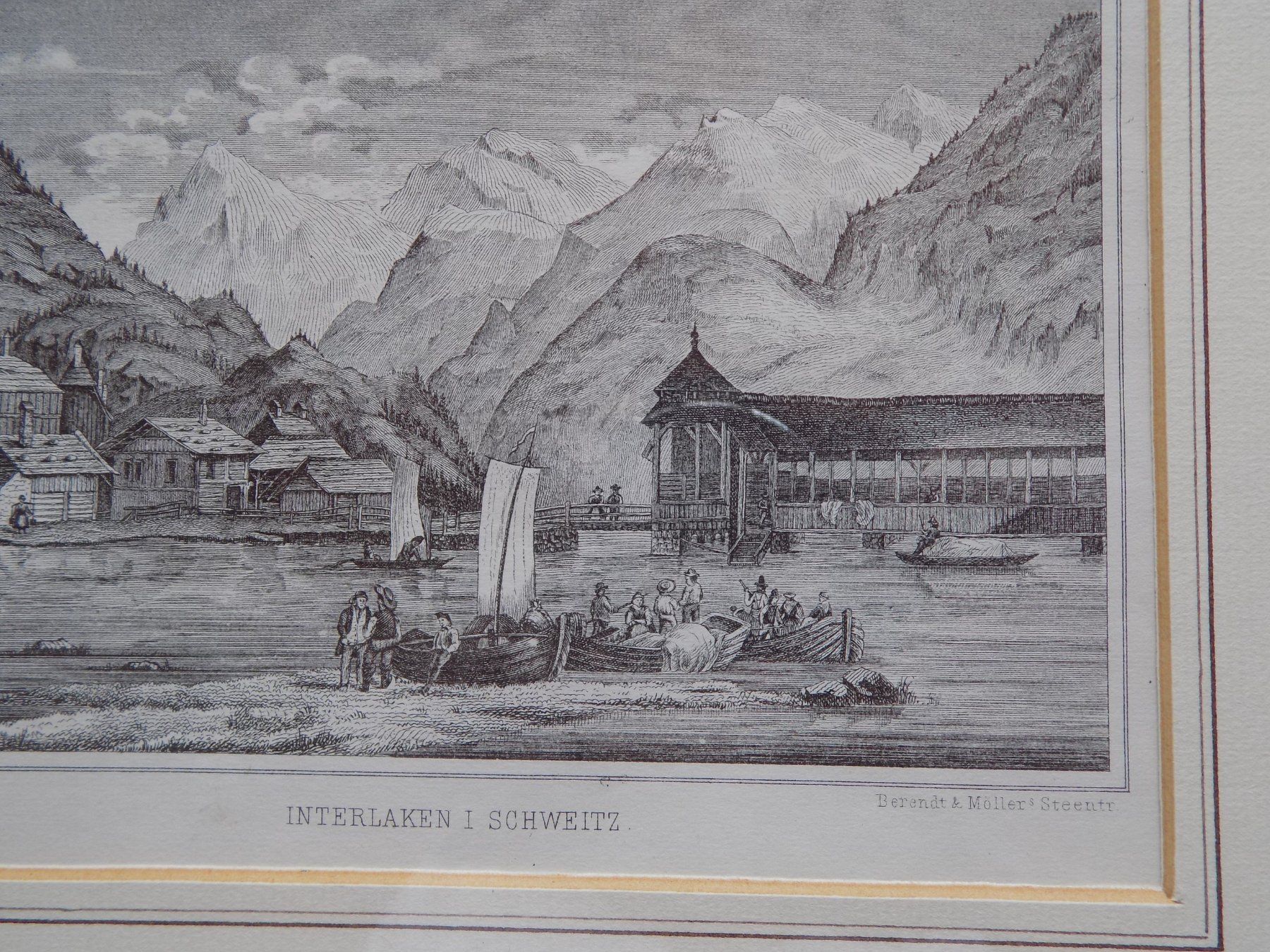 Gravures: Interlaken Goldrahmen – D'occasion à Risch par Rischli15 3