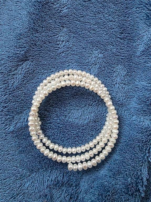 Bracciali & Braccialetti: Perlenarmband weiss – Usato da Ennetbürgen venduto da Ribi8