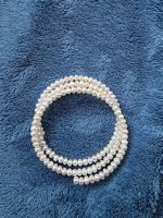Perlenarmband weiss