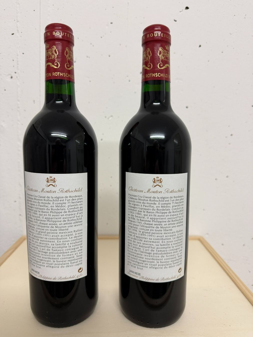 Vino: 2 Flaschen Mouton Rothschild 1998 – Nuovo (secondo la descrizione) da Bern venduto da Saturn1--0 4