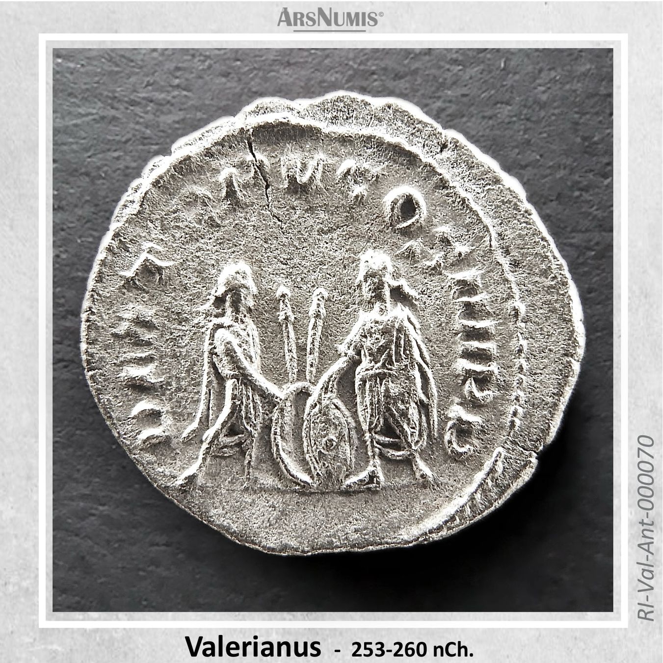 Alle Münzen: Römische Silbermünze - Valerianus – Gebraucht aus Oberwil b. Zug von ArsNumis 3