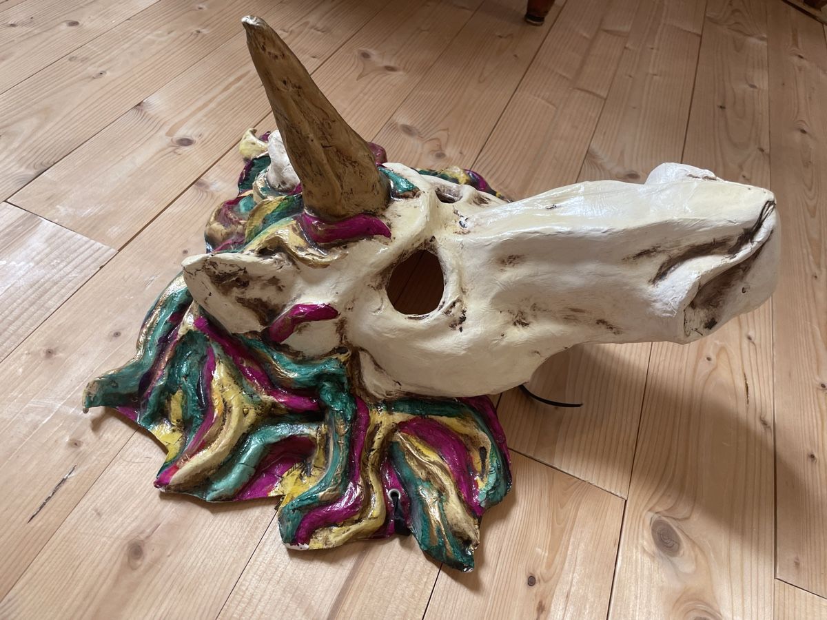Maschere: handgemachte Maske - Einhorn – Nuovo (secondo la descrizione) da Biel/Bienne venduto da ilariareda 3