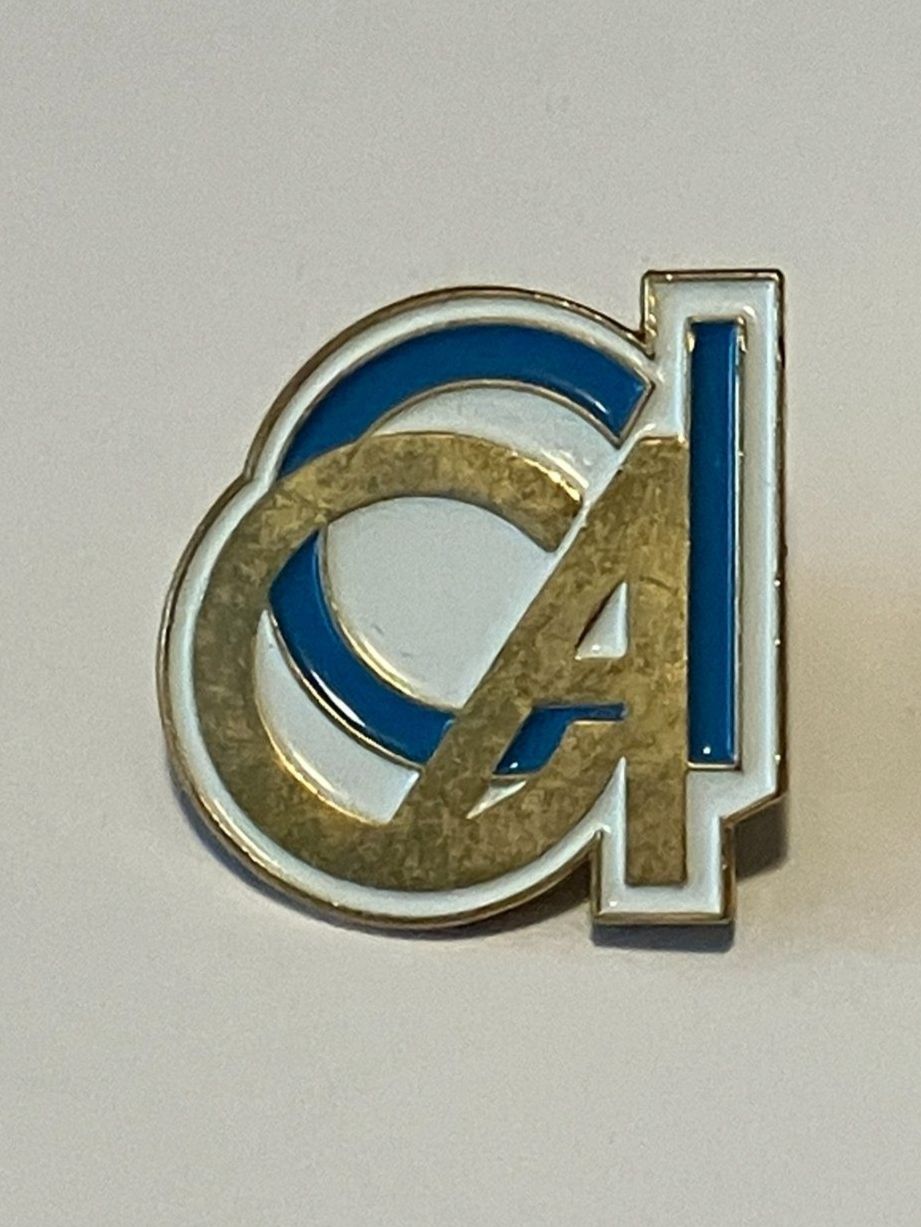 Placchette & Badge: 1 Pin CA "Credit Agricole?" – Usato da Basel venduto da djwwpp